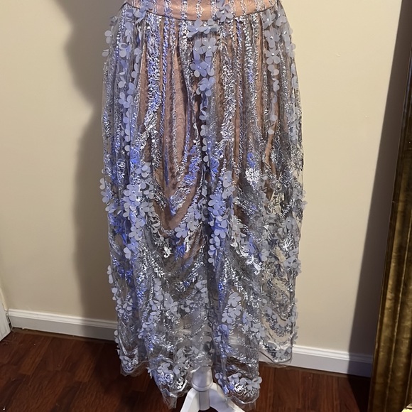 Dress the Population Lace Valerie Halter Wedding Guest Dress Size M - Picture 5 of 12